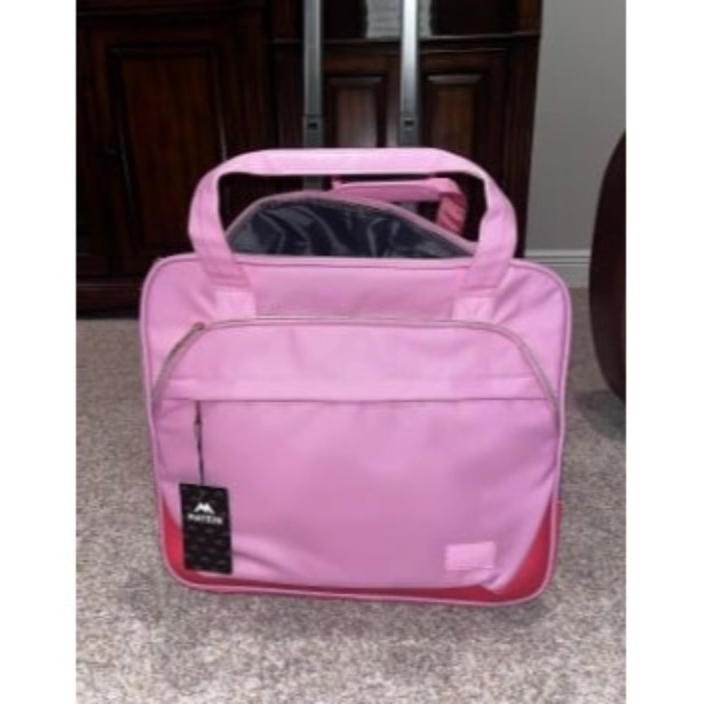 New Rolling Briefcase for Women, Large Rolling Laptop Bag with Wheels Fits